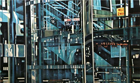 C.J. Yao | Building Reflection (1981) | MutualArt