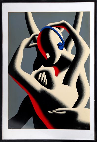 Mark Kostabi | Love in Stereo (1991) | MutualArt