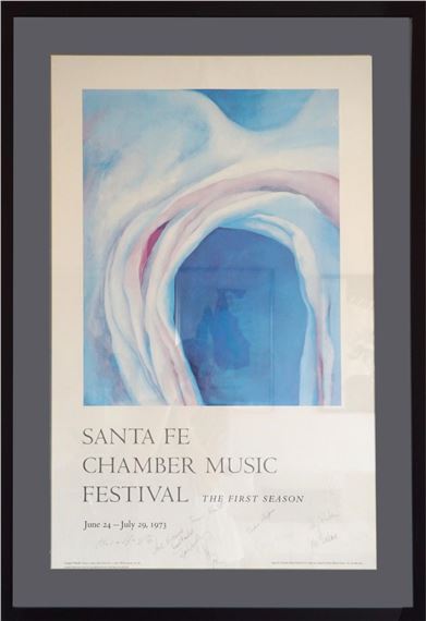 Santa Fe Chamber Music Festival by Georgia O'Keeffe, 1973