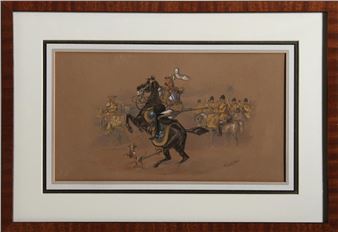 Officer on Horseback - F.S. Seccombe