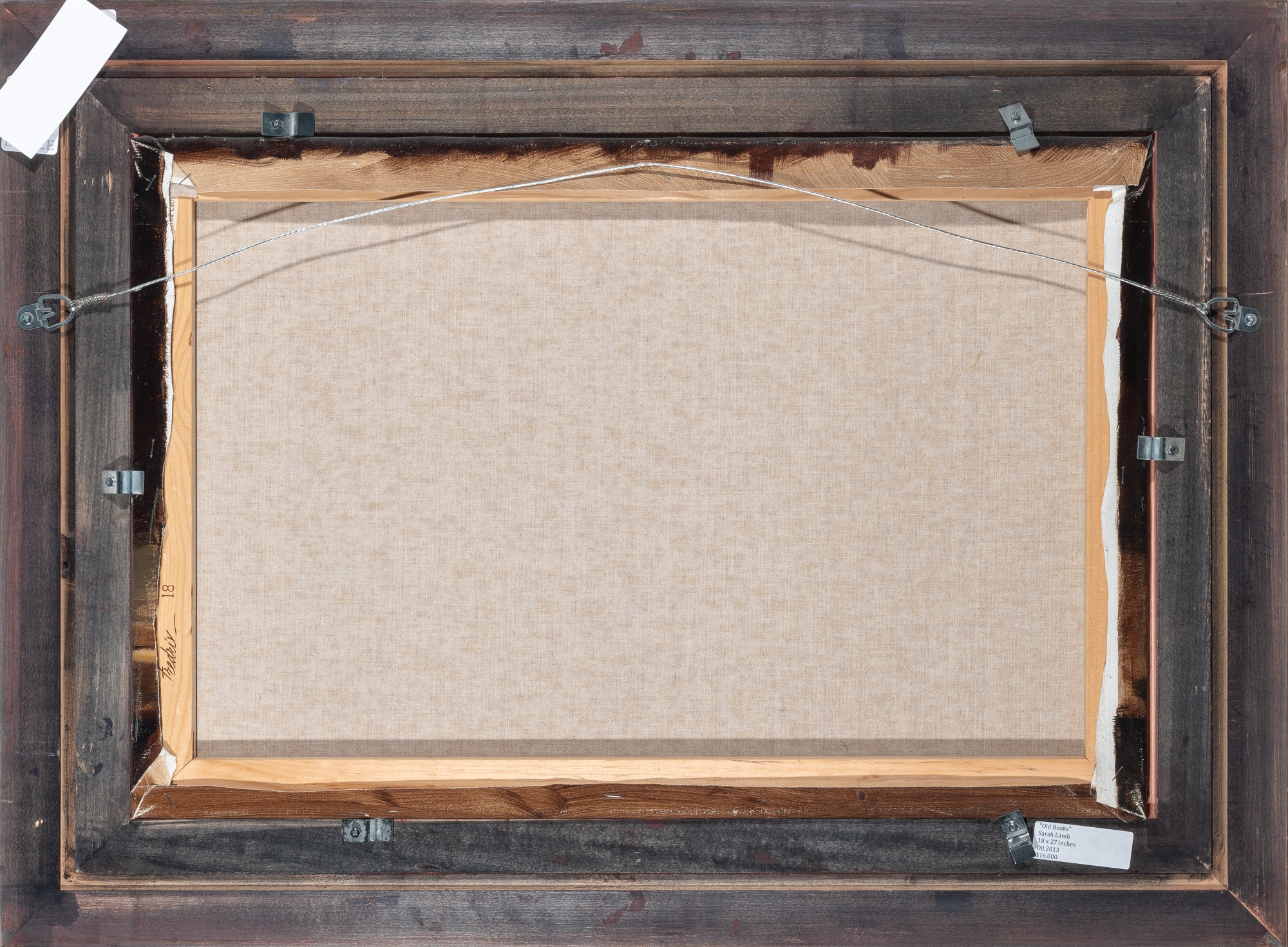 Artwork by Sarah Lamb, Old Books, Made of Oil on canvas