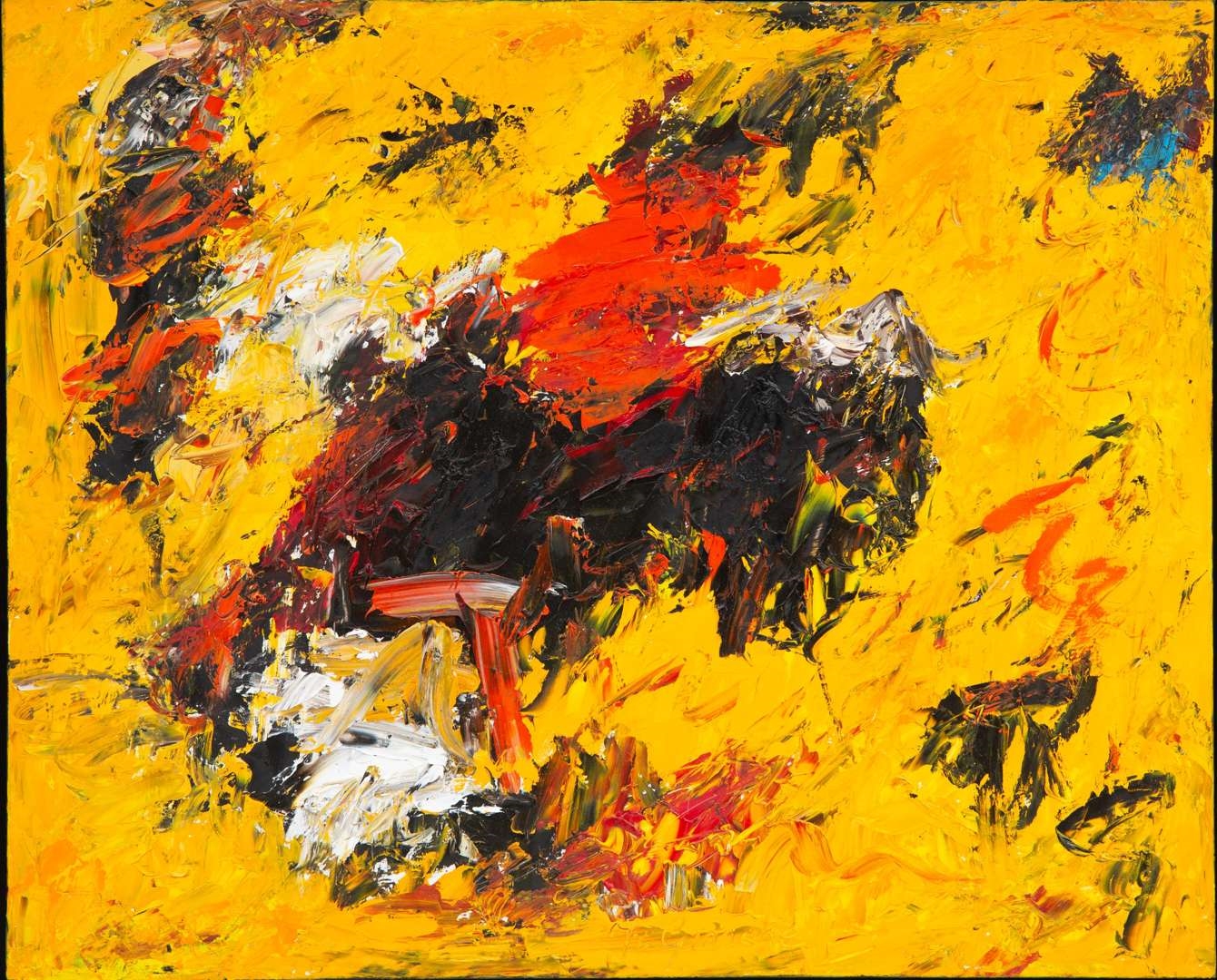 Artwork by Jan van Ginneke, Kleurcompositie, Made of hardboard