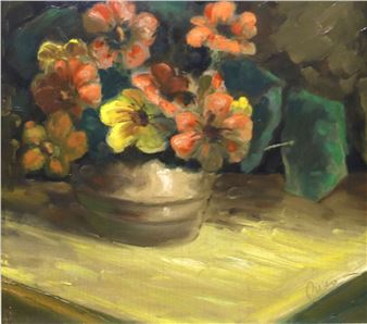 Bloemstilleven - Marinus Bies