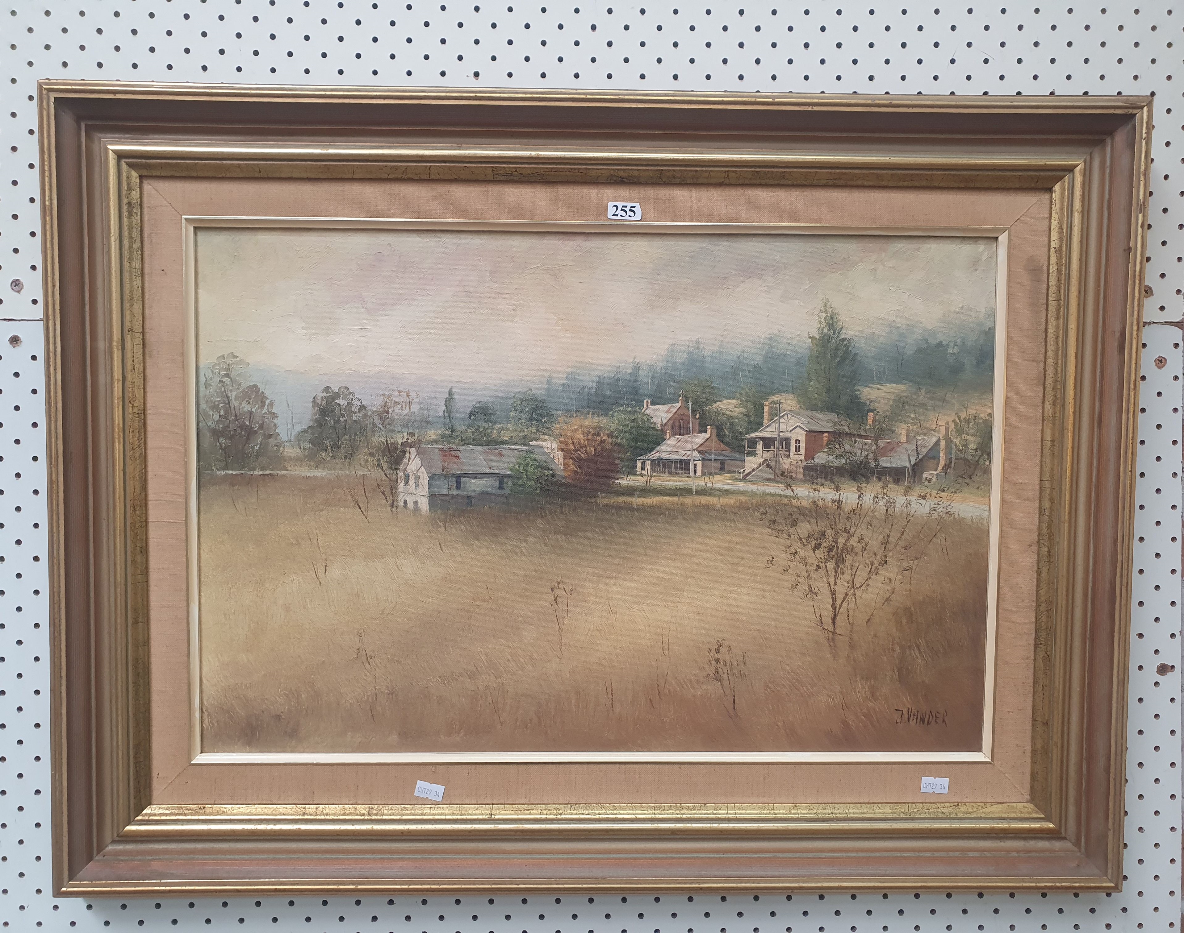 Artwork by J. Vander, J VANDER, Made of oil on board