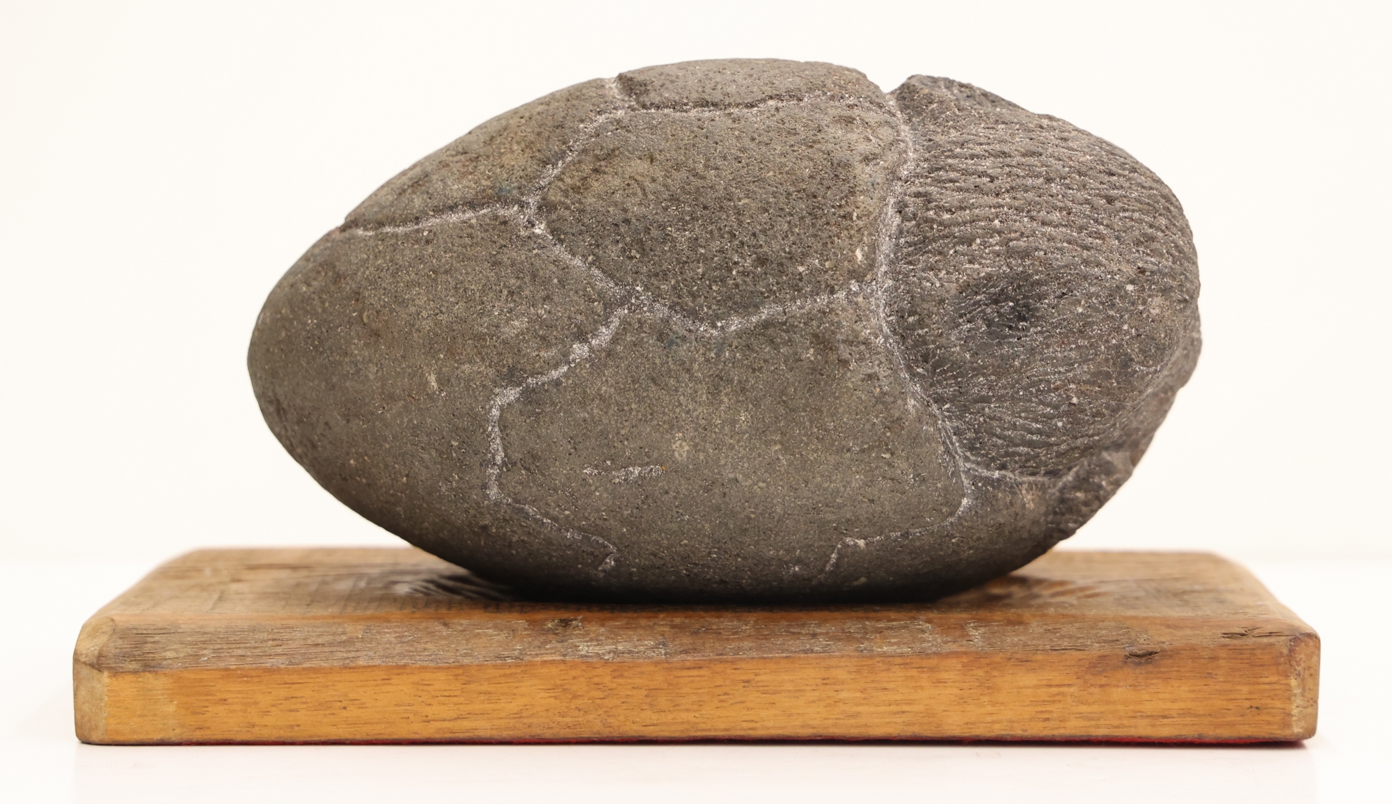 Artwork by James W. Washington Jr., James Washington Jr. ''Woodchuck Hatching'' 1977, Made of Granite Sculpture
