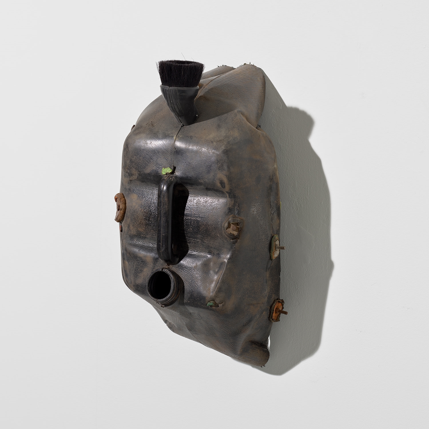 Artwork by Romuald Hazoumé, Romuald Roulette Béninoise, Made of mixed media