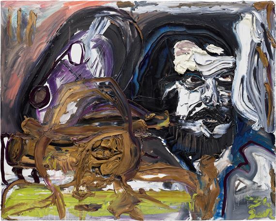 Stanley Kubrick de Large (1-4 by Albert Oehlen, Jonathan Meese, Painted in 2002
