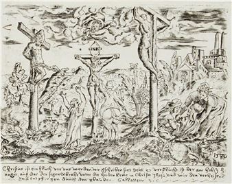 Christus am Kreuze zwischen den Schächern - Balthasar Jenichen