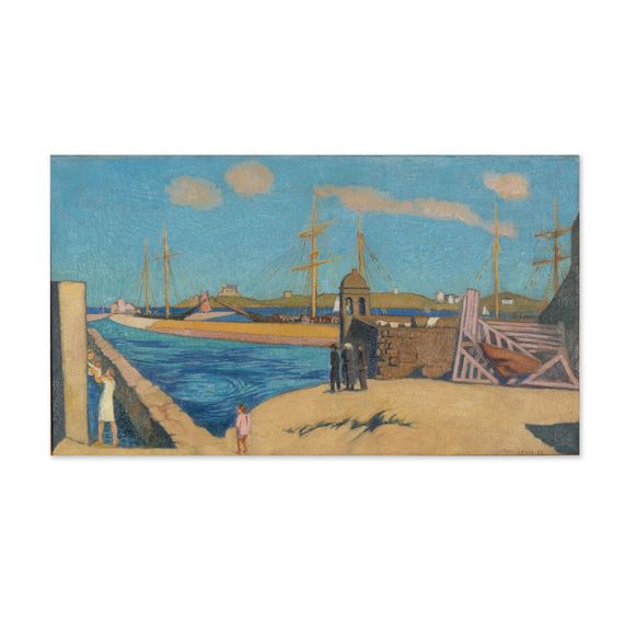 Vue du port de Roscoff by Maurice Denis, 1928