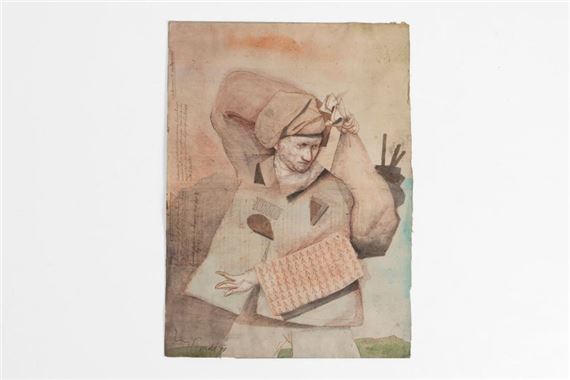 Portrait d'homme by Miguel Condé, daté 78