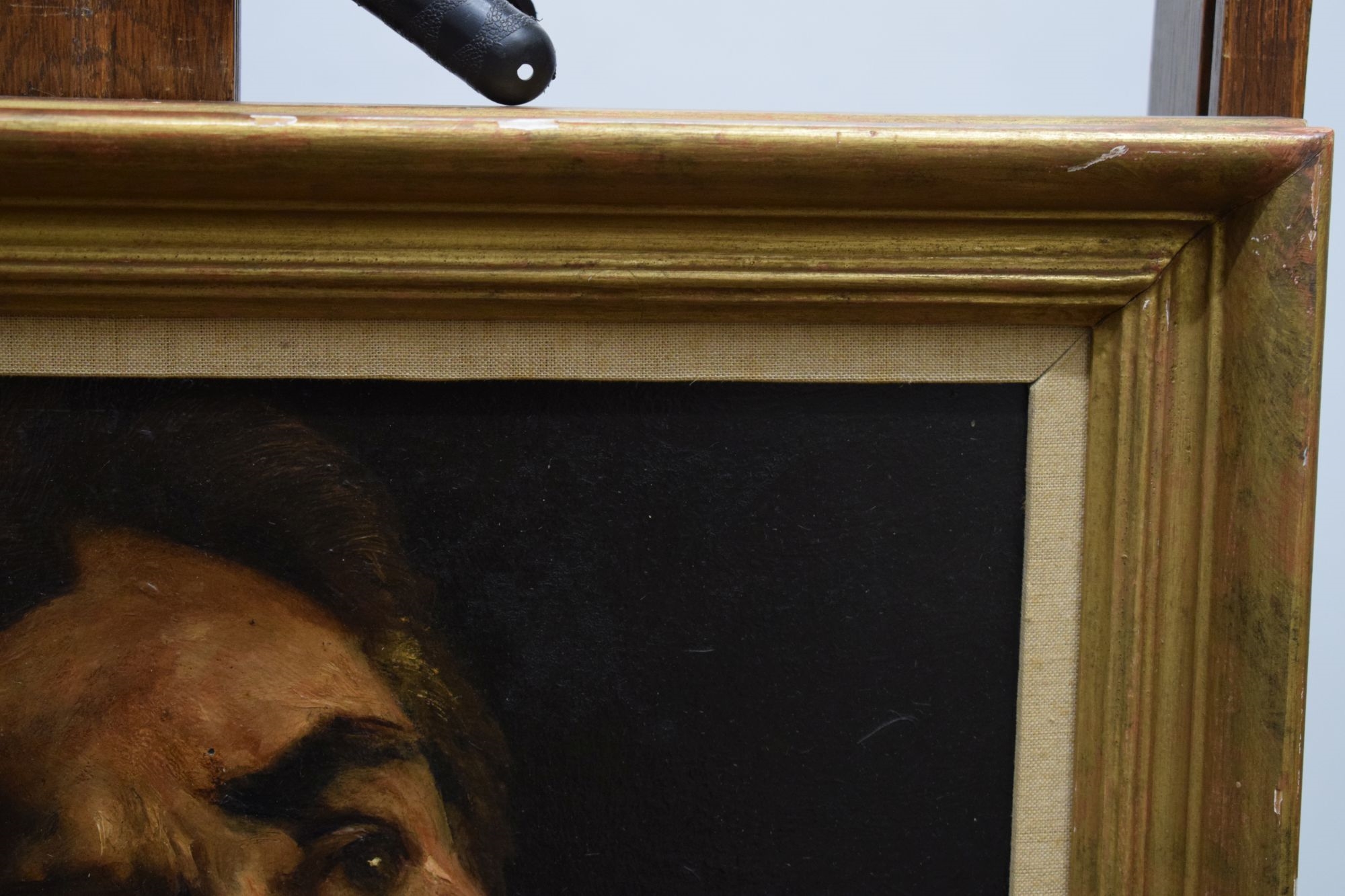 Artwork by John Anster Fitzgerald, Oil on board - Portrait of a gentleman, Made of Oil on board