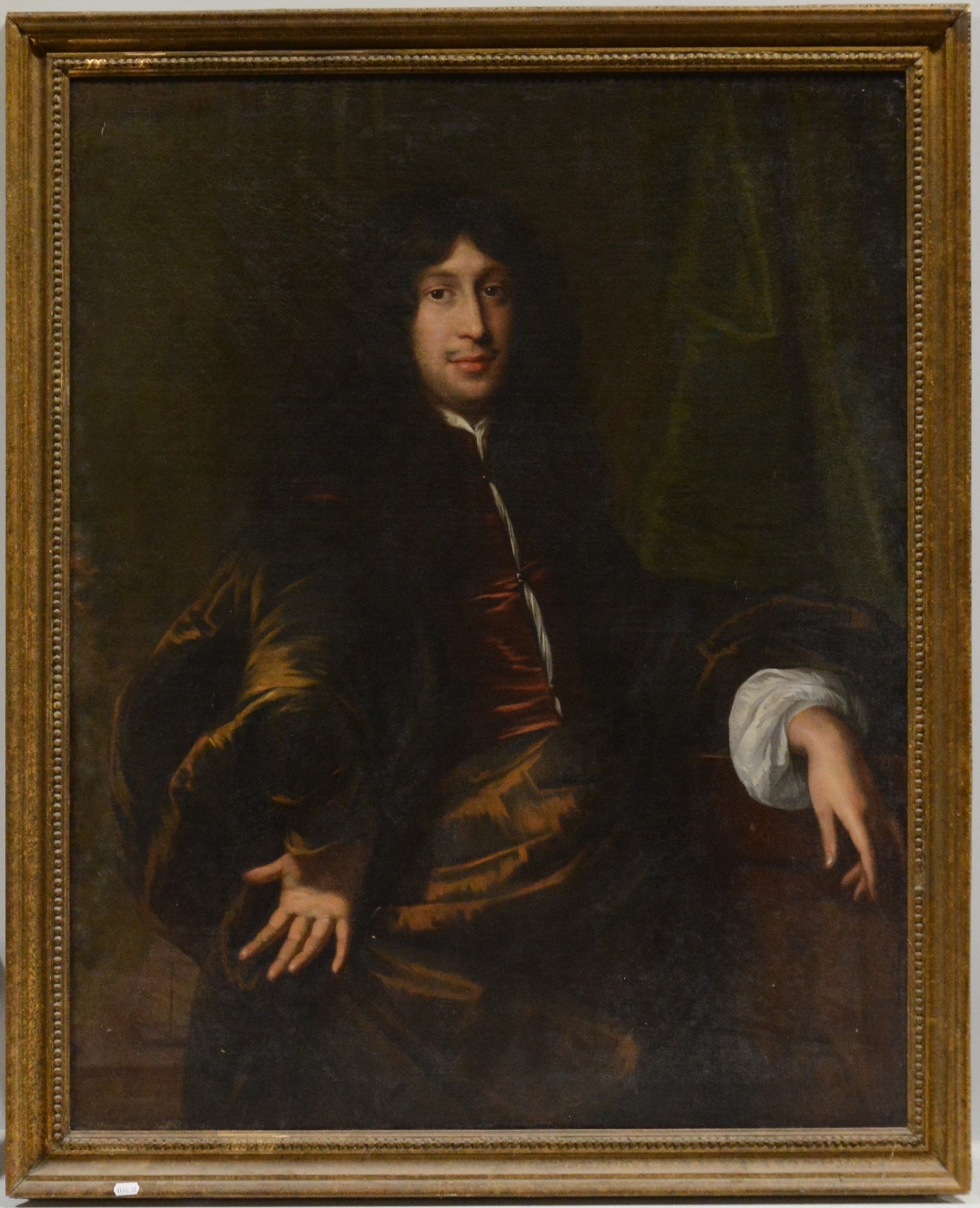 Artwork by Jan de Baen, A gentleman, Made of oil on relined canvas