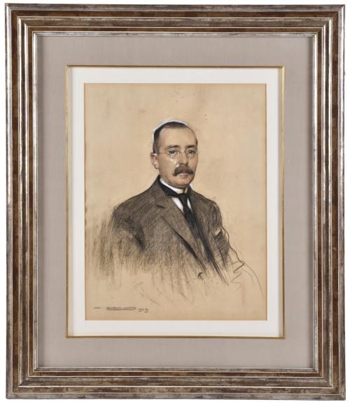 Ramón Casas | Portrait of Sr. Oswald Rowe Limpenny (1923) | MutualArt