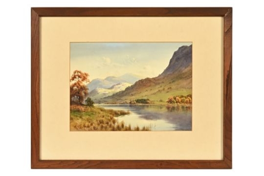 Artwork by Edward Thompson, Rydal Water, Made of watercolour