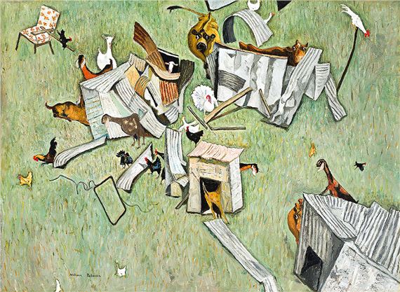 Farmyard Construction by William Robinson, 1983-1984