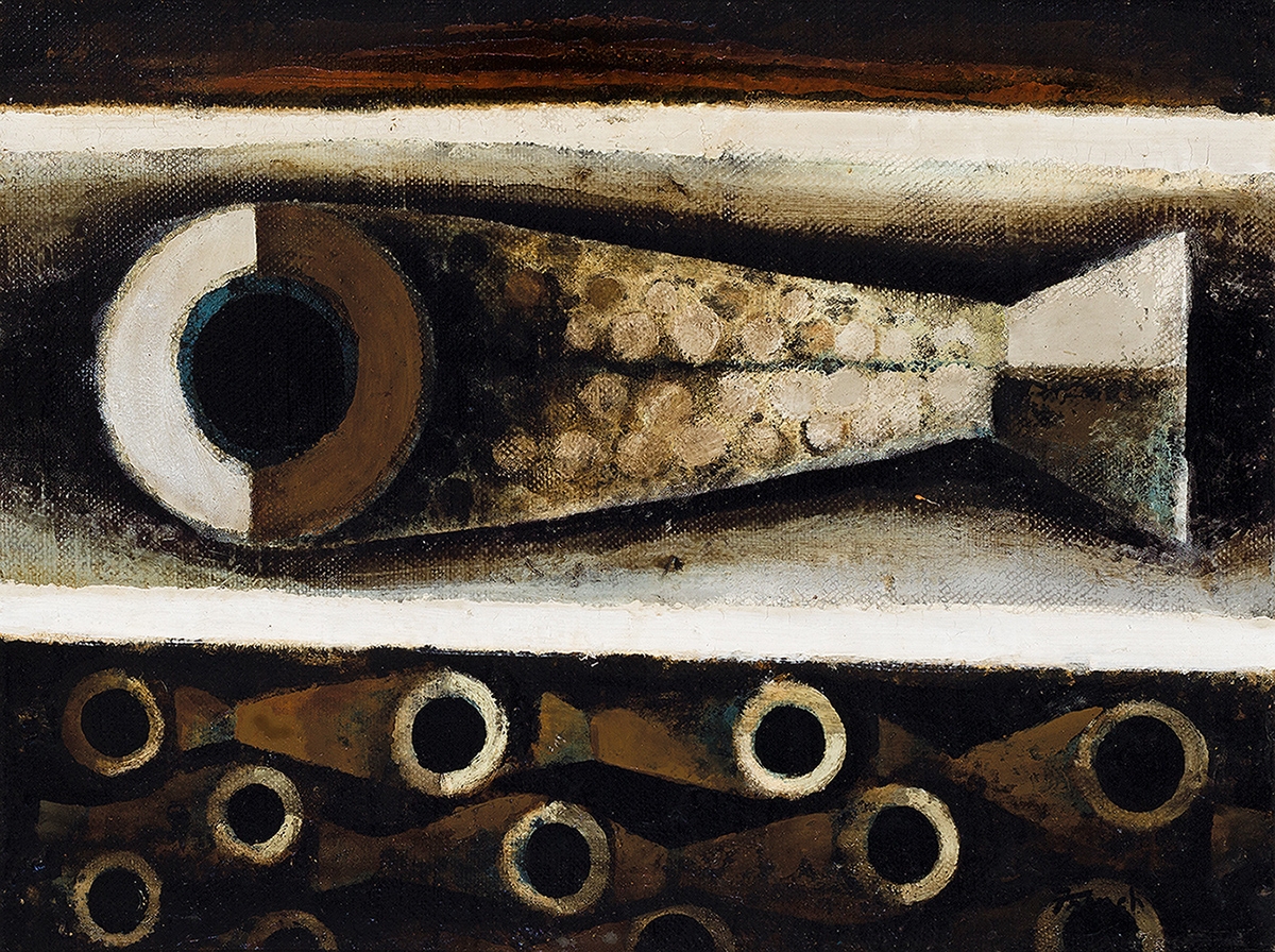 Leonard French | Archaic Fish (1963) | MutualArt