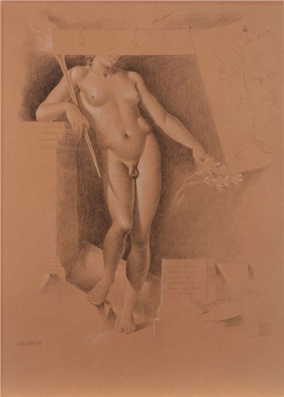 Studio per "Impalaquadri" , 1990 by Carlo Maria Mariani, 1990