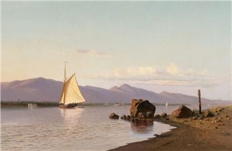 Masterpiece Story: Kingston Point, Hudson River by Francis A. Silva