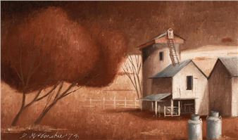 Farm Silos - Donald McConchie
