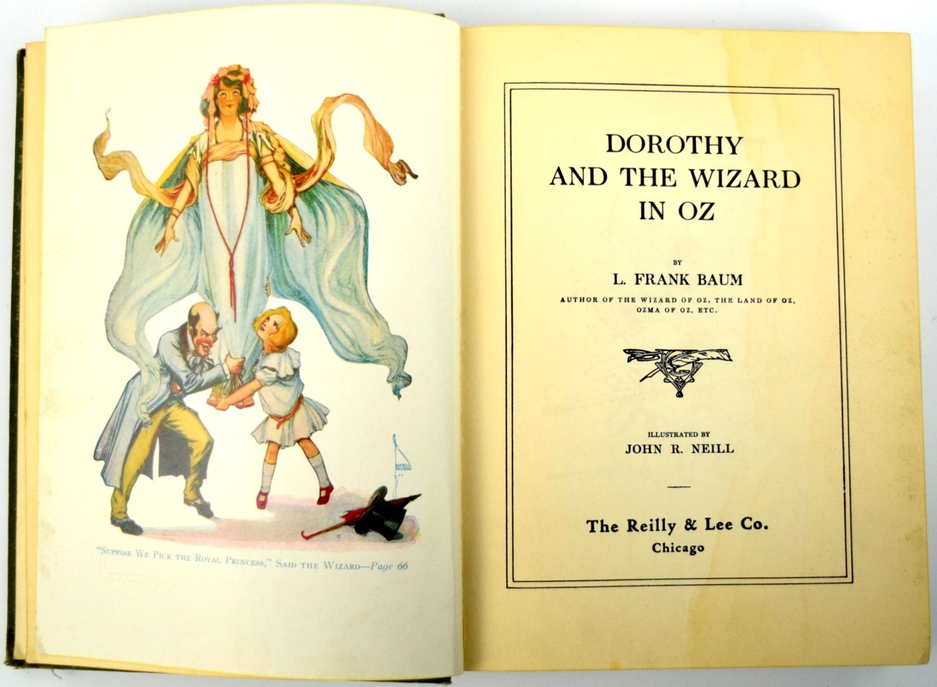 L. Frank | Antique Book Dorothy and the Wizard in Oz L. Frank Baum 1908
