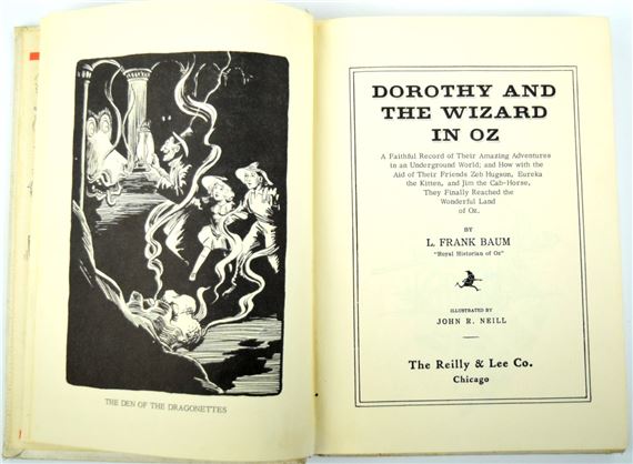 John R. Neill | Antique Book 1908 Dorothy and the Wizard in Oz Book ...