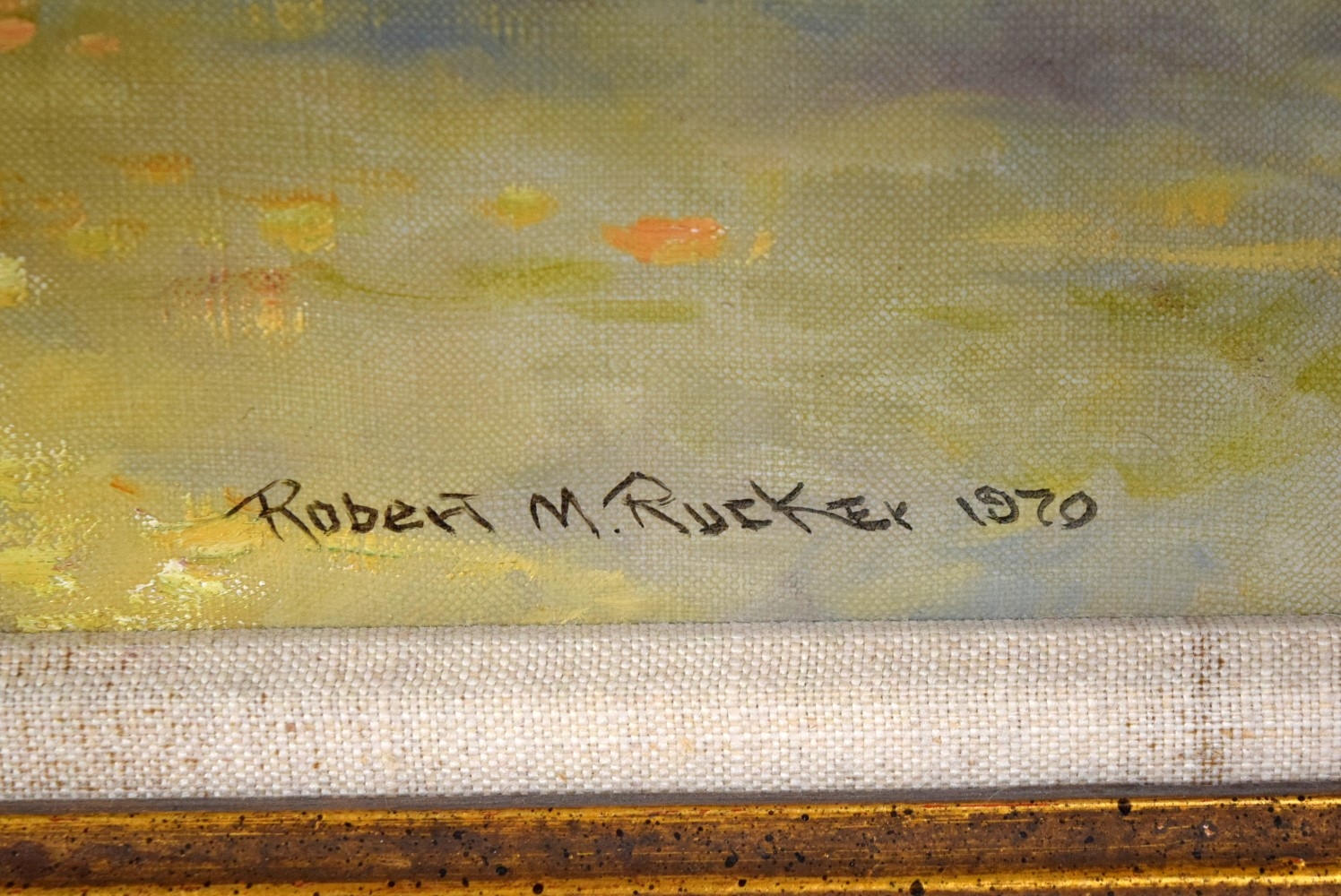 Robert Malcolm Rucker | American Robert Malcolm Rucker Oil On Canvas ...