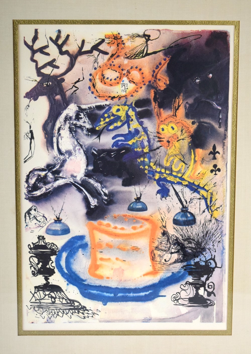 Salvador Dalí | Salvador Dali Alice in Wonderland Who Stole the Tarts ...