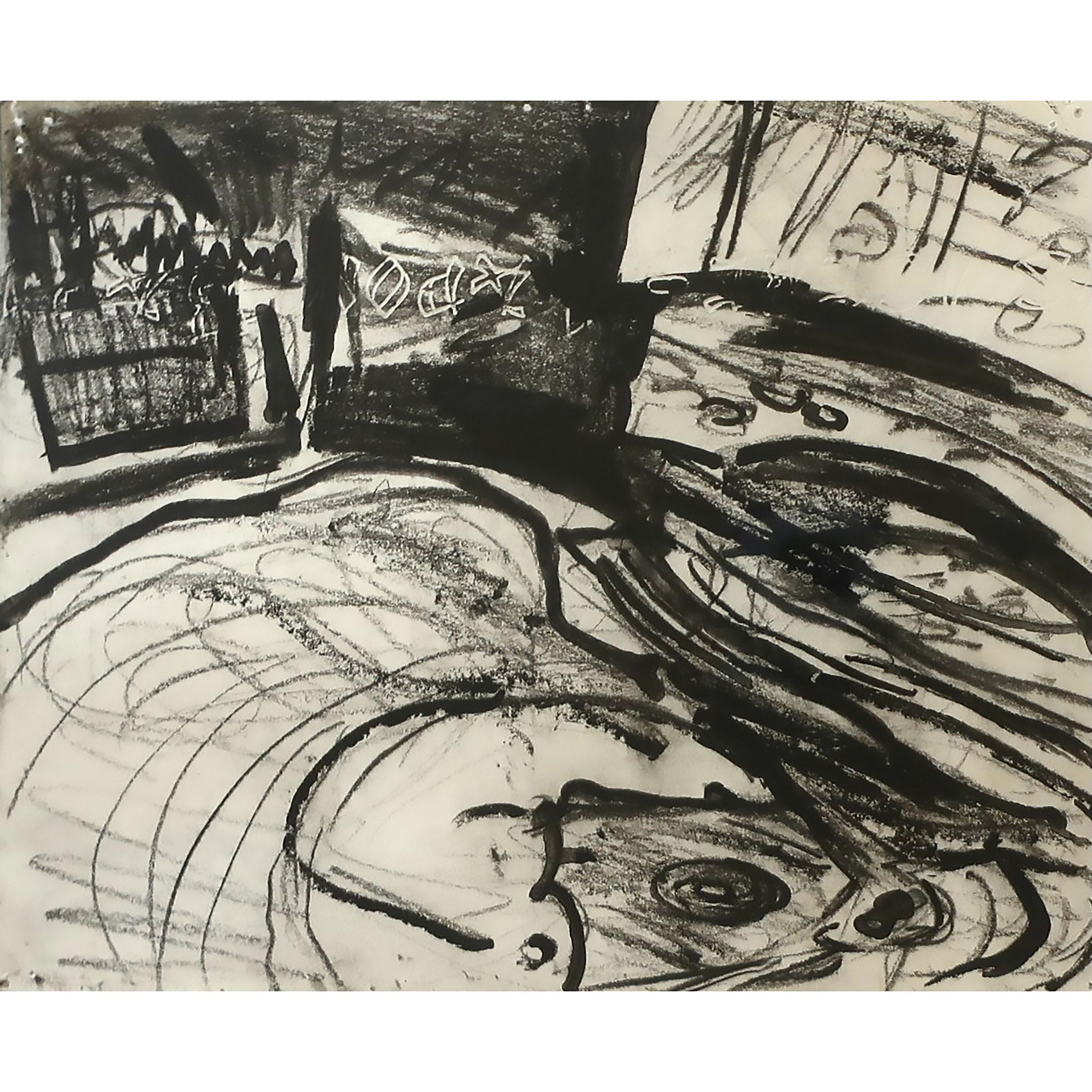 Artwork by Susanna Heller, UNTITLED, Made of MIXED MEDIA ON PAPER