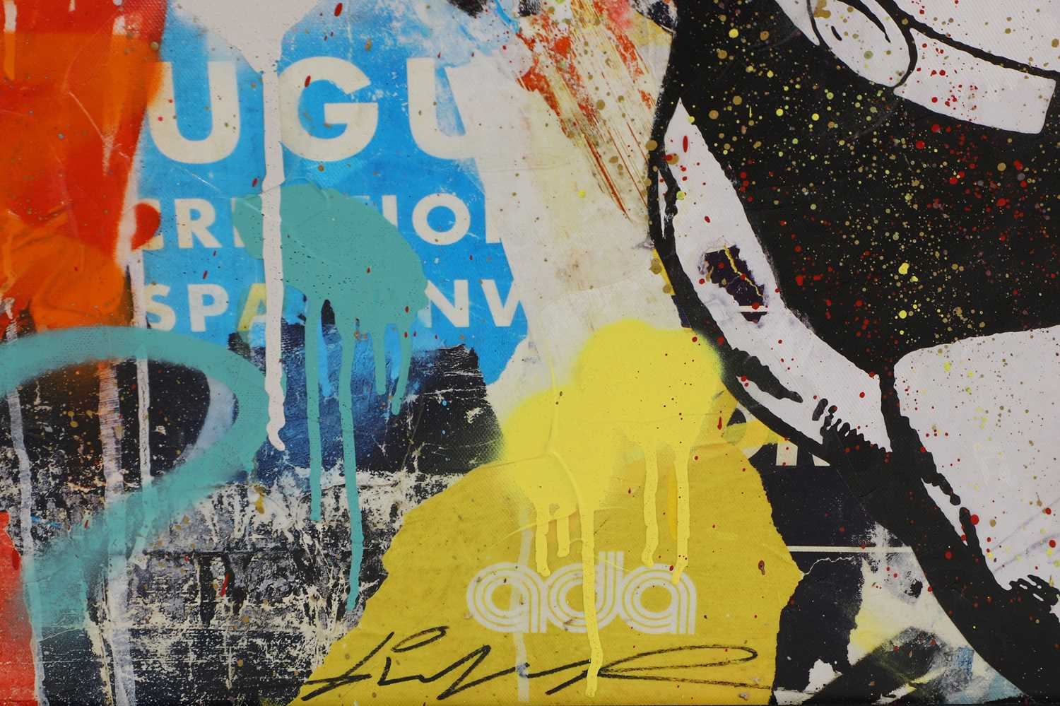 Artwork by Michiel Folkers, Truth, Justice and the American Way, Made of canvas board