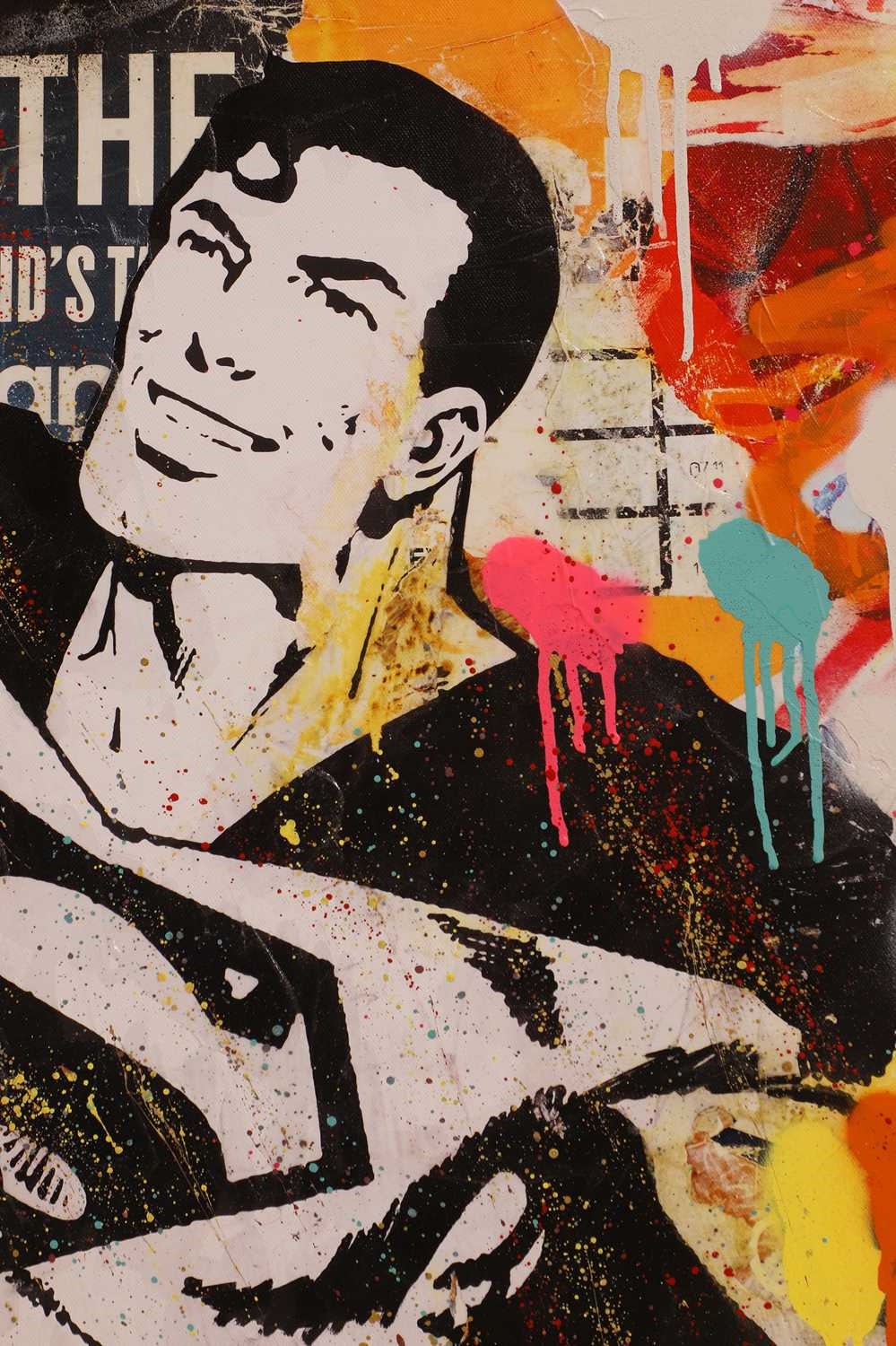 Artwork by Michiel Folkers, Truth, Justice and the American Way, Made of canvas board