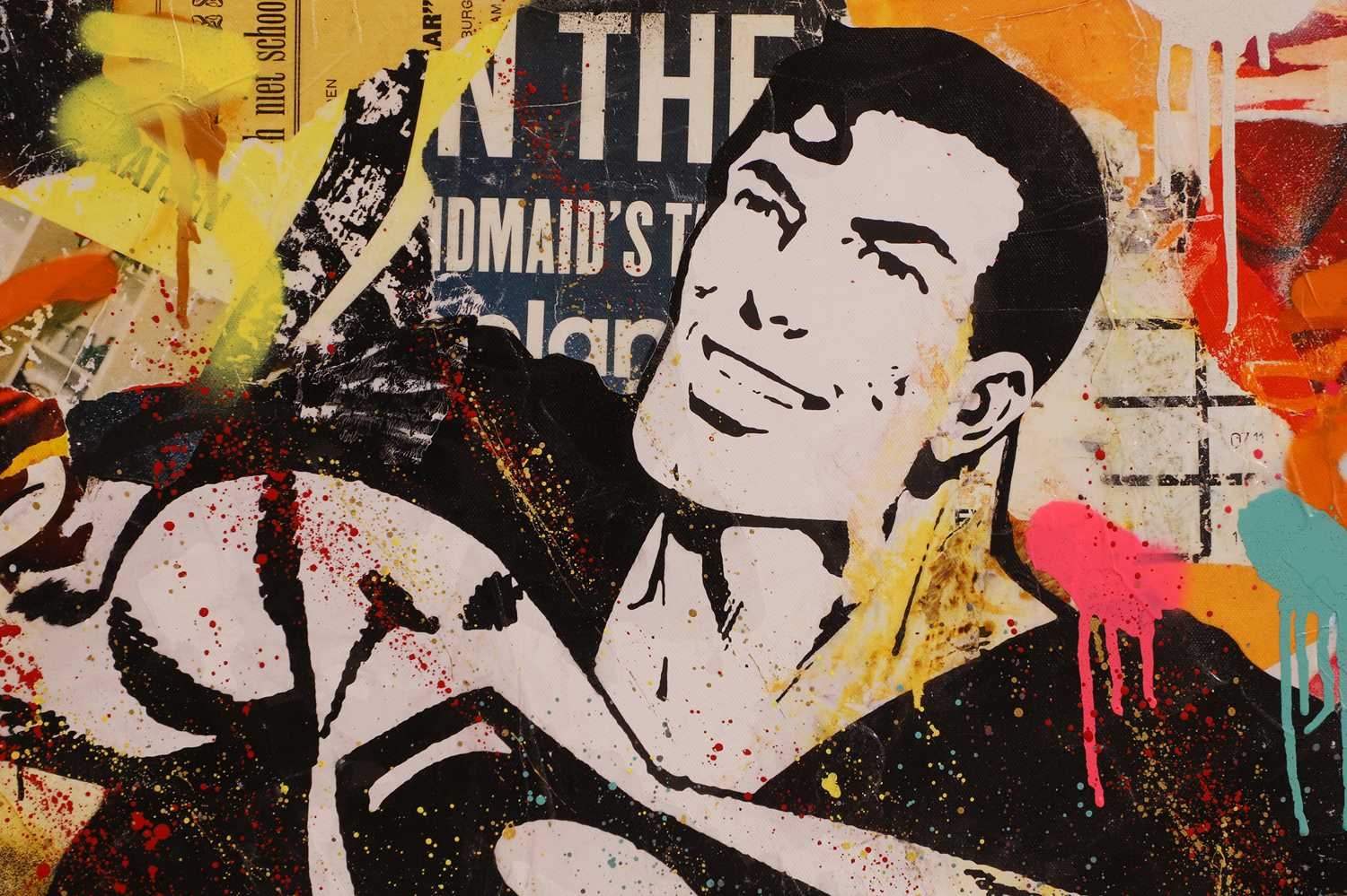 Artwork by Michiel Folkers, Truth, Justice and the American Way, Made of canvas board