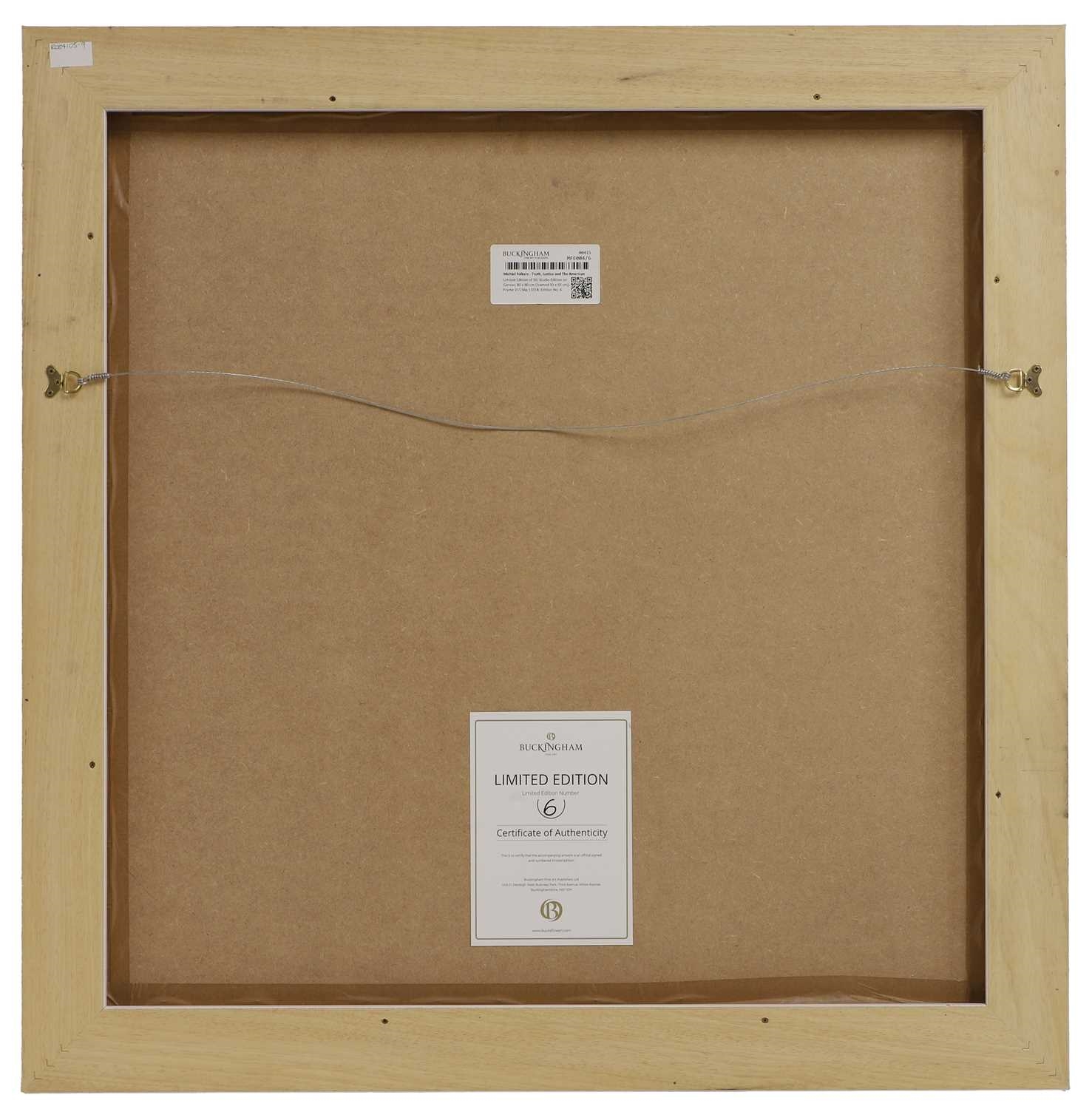 Artwork by Michiel Folkers, Truth, Justice and the American Way, Made of canvas board