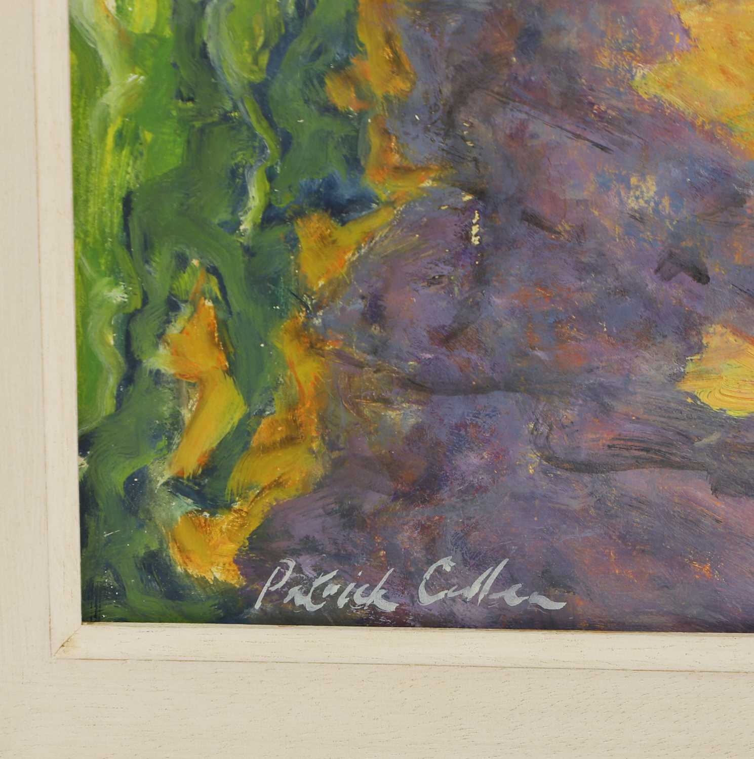 Artwork by Patrick Cullen, Burnt Field, Siena, Made of oil on canvas laid on board