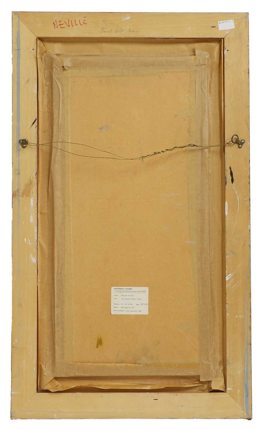 Artwork by Patrick Cullen, Burnt Field, Siena, Made of oil on canvas laid on board