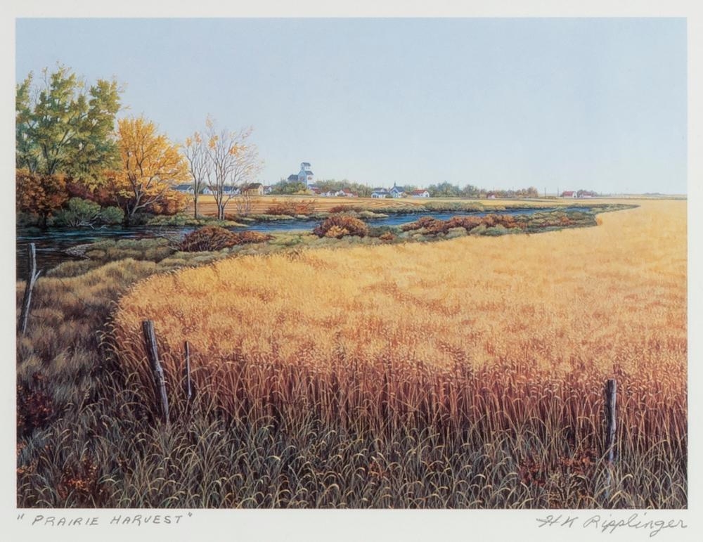 Henry Ripplinger | Trio of Prairie Scenes | MutualArt