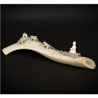 SLED AND DOG TEAM - Sarah A. K. 