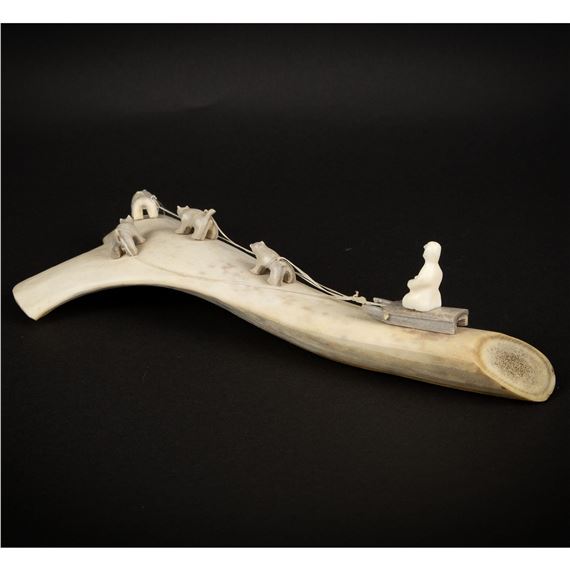 SLED AND DOG TEAM - Sarah A. K. 