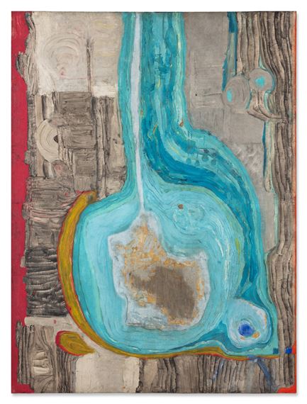 La Vallée bleu-verte dangereuse by Friedensreich Hundertwasser, Executed in 1956