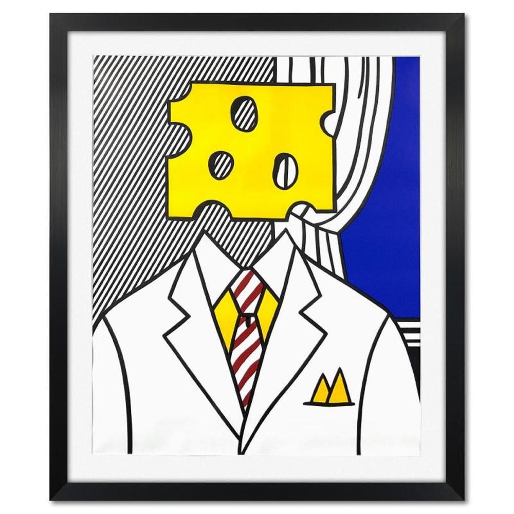 Roy Lichtenstein | Framed Lithograph from 1978 with Letter of ...