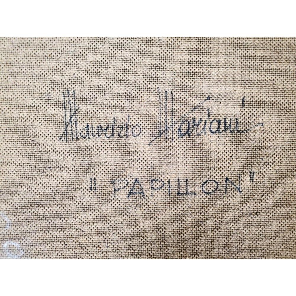 Artwork by Maurizio Mariani, Papillon, Made of Painting Oil on Board