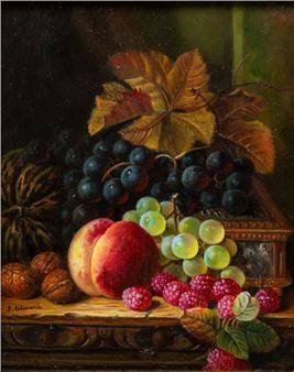 Nature morte aux fruits - J. Edwards
