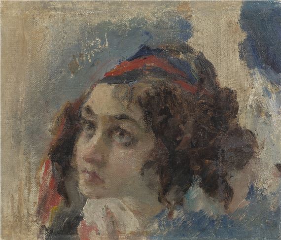 Study for "The Swan Princess - Mikhail Vrubel