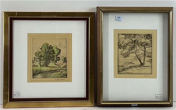 both pencil signed by Willy Seiler