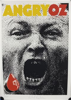 Angry OZ, Cover for Issue No. 37 September 1971, Limited Edition - Richard Neville