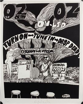 OZ send one on a Trip, OZ on-LSD, Cover by Michael Ramsden, Limited Edition - Richard Neville