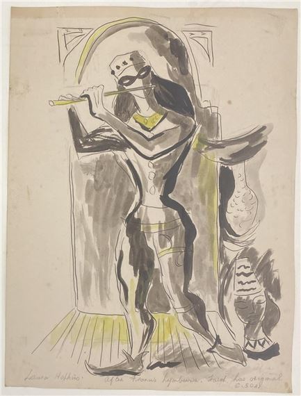 The Flautist, After Francis Lymburner by Laura Hopkins