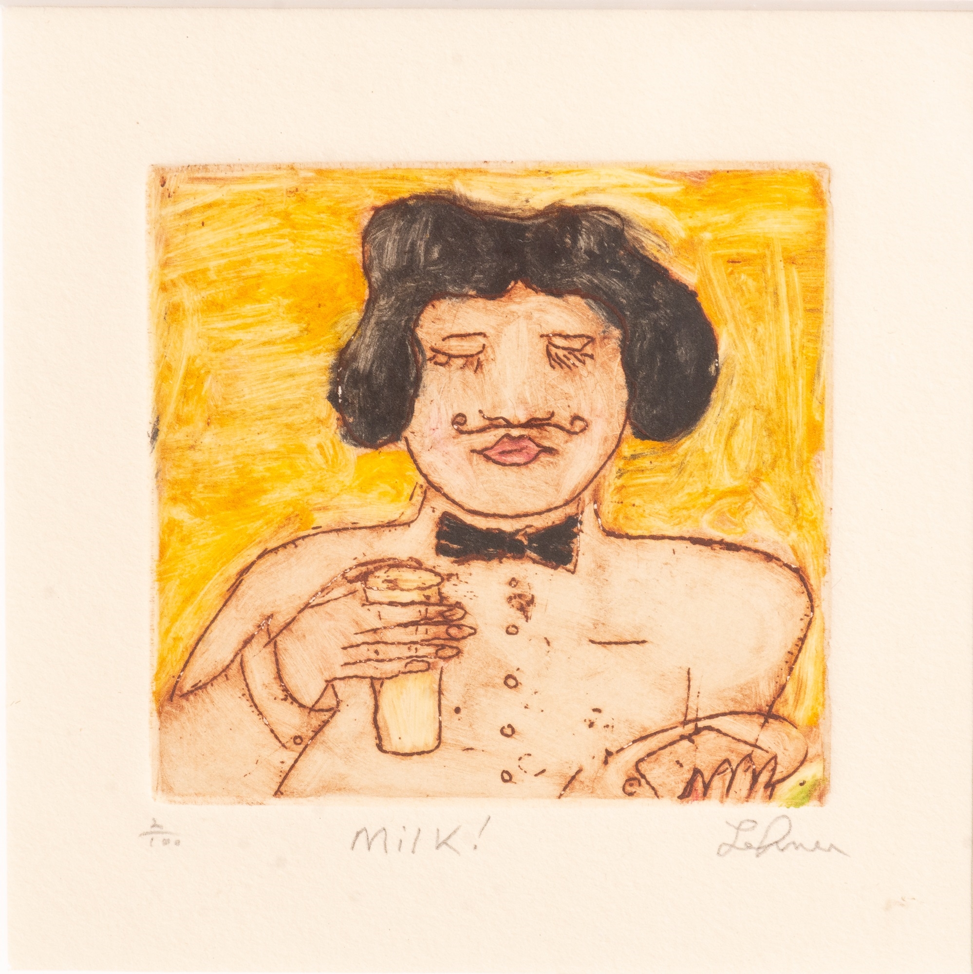 Artwork by Gerard Edward Lehner, Gerard Lehner, Made of Etching