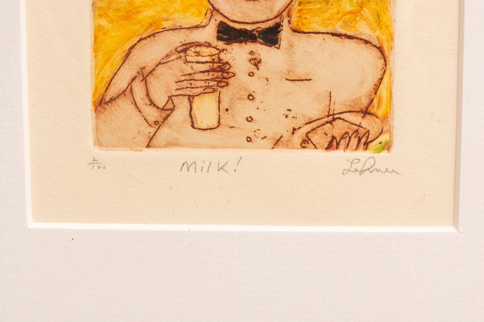 Artwork by Gerard Edward Lehner, Gerard Lehner, Made of Etching