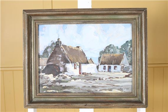 THEO J. GRACEY Thatched Cottages by Theodore James Gracey