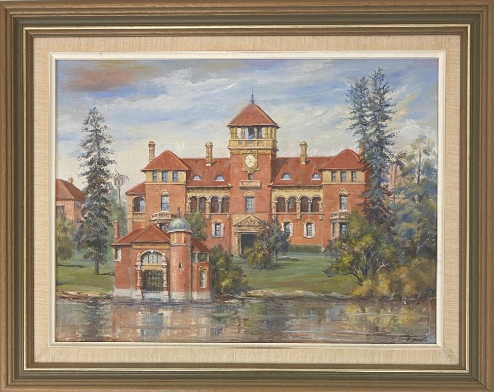 Artwork by Pat Smyth, Rivendell (formerly Thomas Walker Convalescent Hospital), Made of Oil on canvasboard